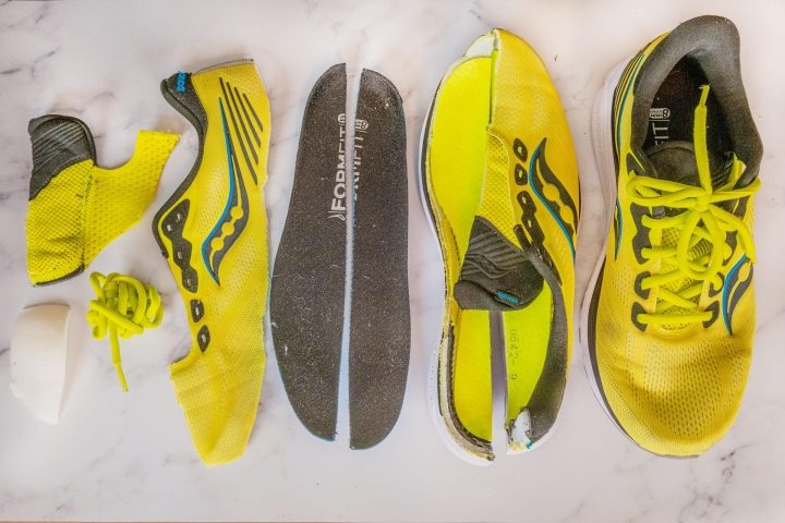 AspennigeriaShops  Cut in half: zapatillas de running Saucony