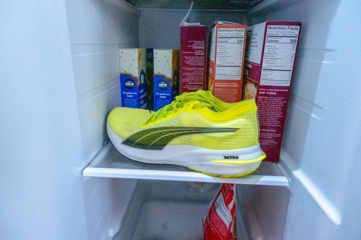 PUMA Deviate Nitro in the freezer