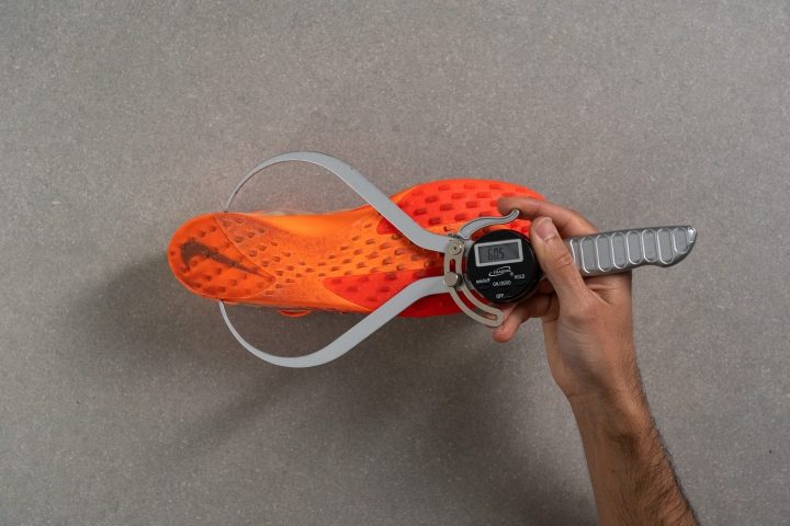 Nike Zoom Victory Waffle 5 Midsole width in the heel