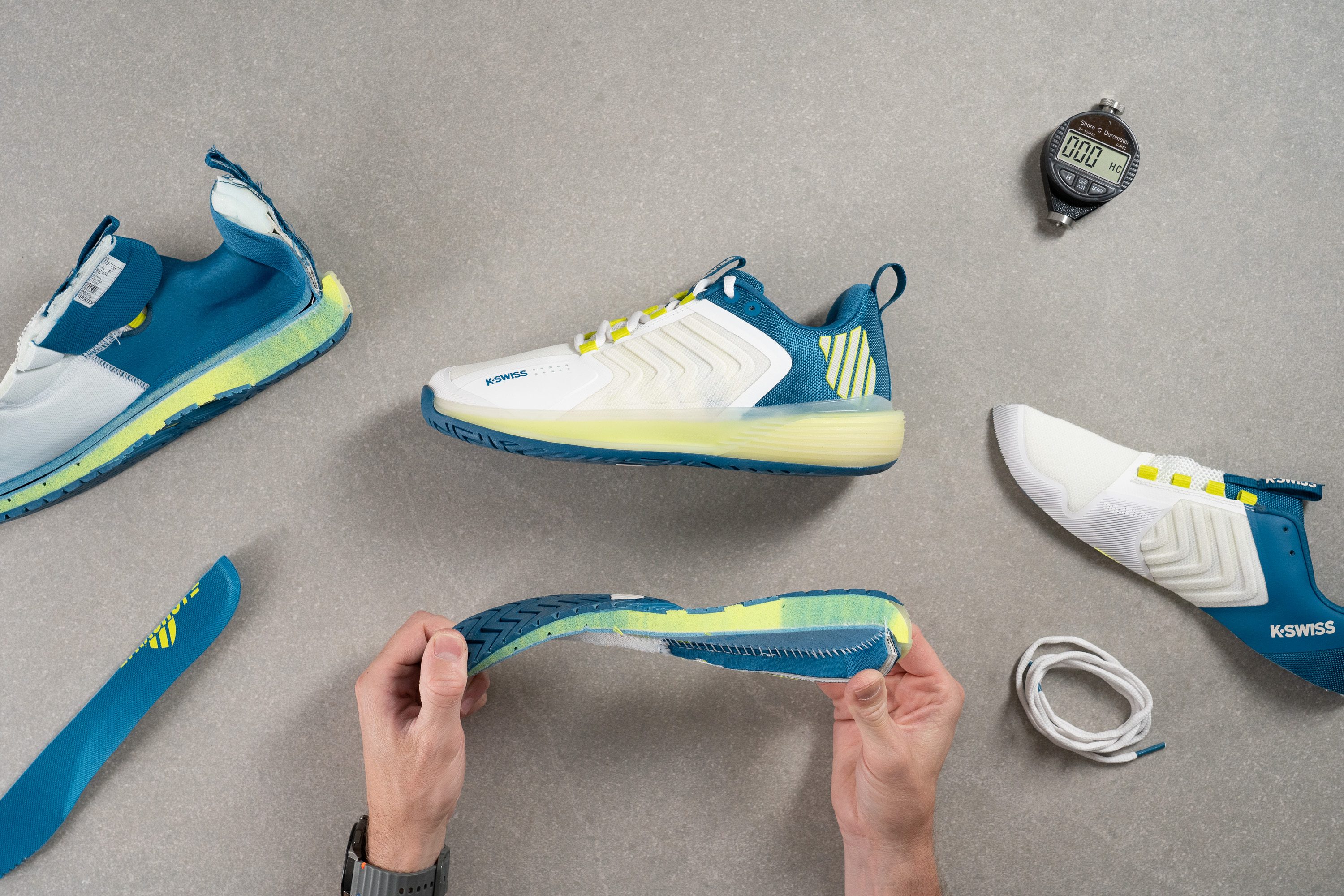 K-Swiss Ultrashot 3 lab test