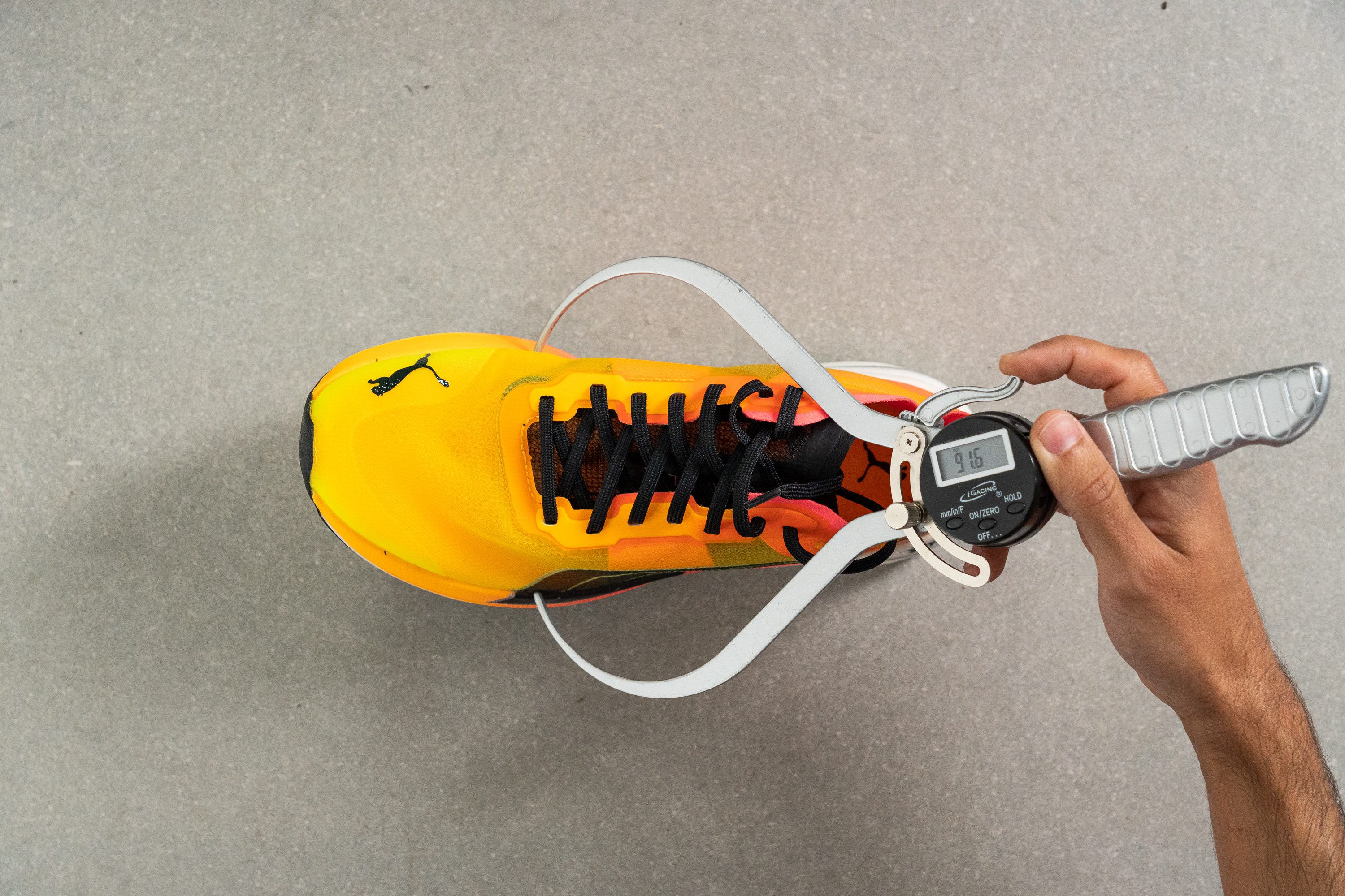 PUMA Deviate Nitro Elite Toebox width at the widest part