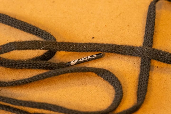 Laces closeup on ASICS MetaSpeed Sky