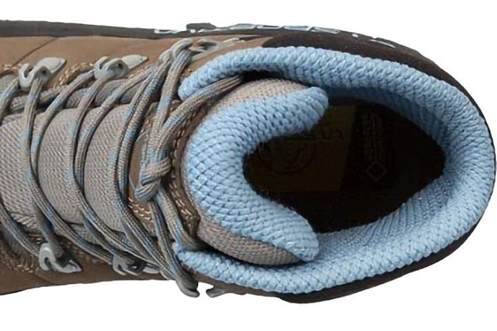 La Sportiva Nucleo High II GTX Default insole keeps the interior stink-free 