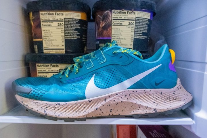 Las black nike Pegasus Trail 3 en el congelador