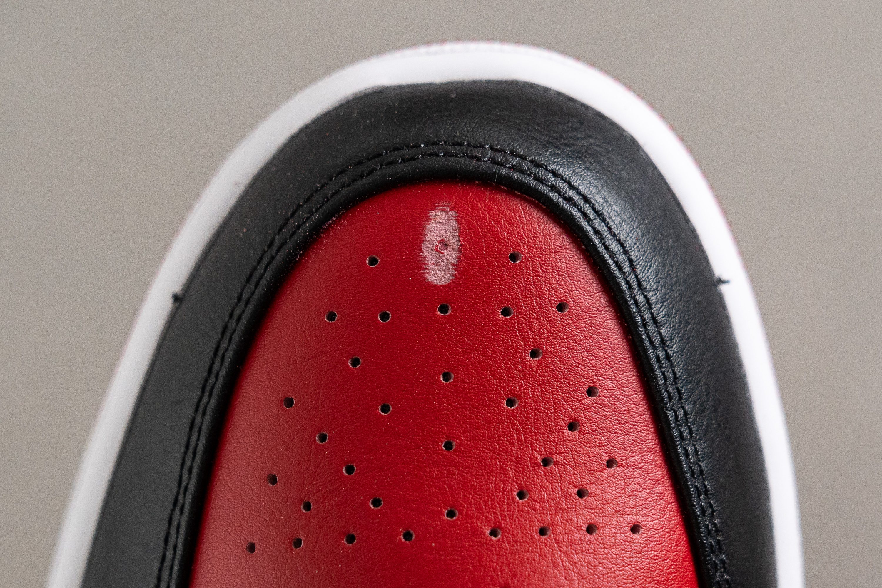 Air Jordan 1 Low Toebox durability test