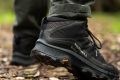 black Merrell hiking Boots FZ0038 Heel tab