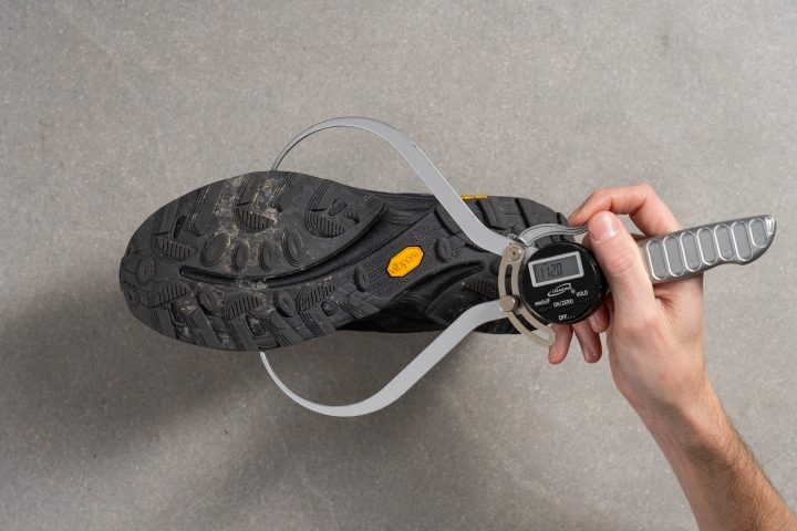 Merrell Moab Speed Mid GTX Midsole width in the forefoot