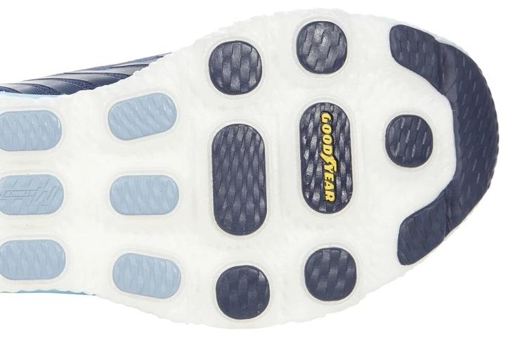 Жіночі білі шкіряні кросівки skechers white green violet Outsole