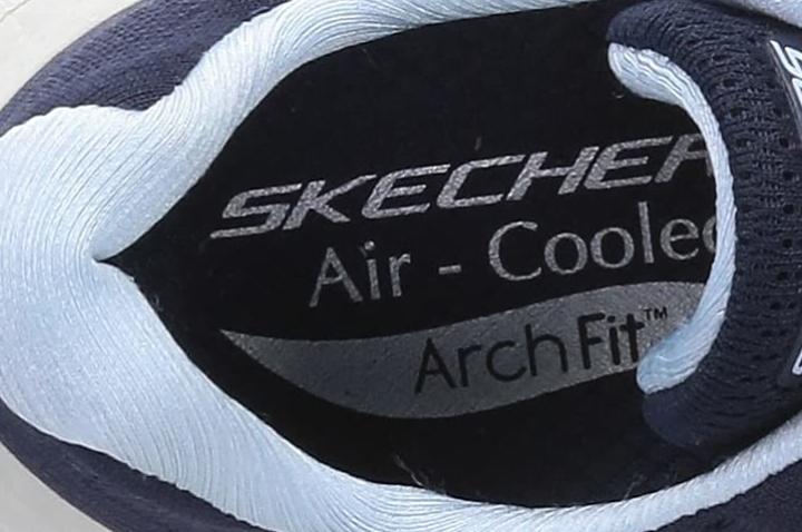 skechers energy racer embrace her white grey women insole