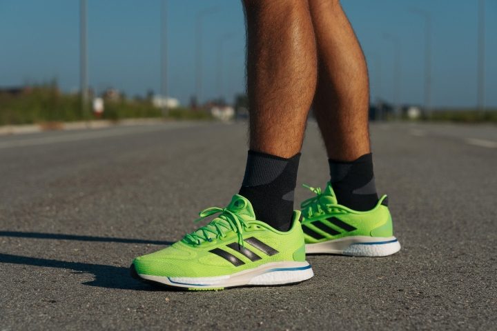 Adidas supernova shop boost on feet