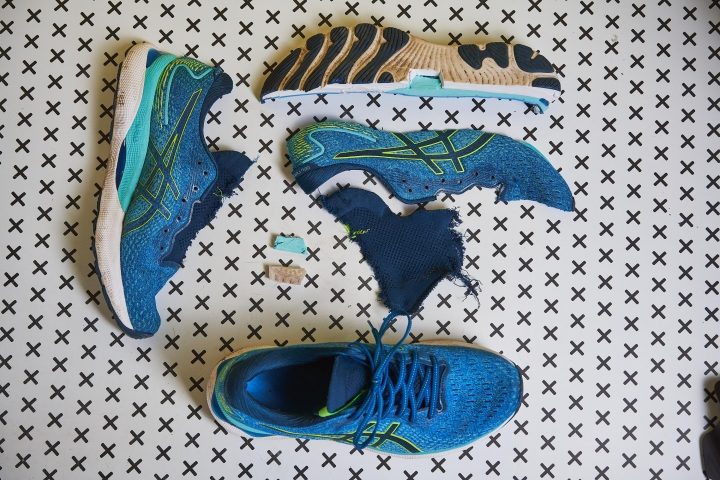 Asics Gel Nimbus 24 por partes