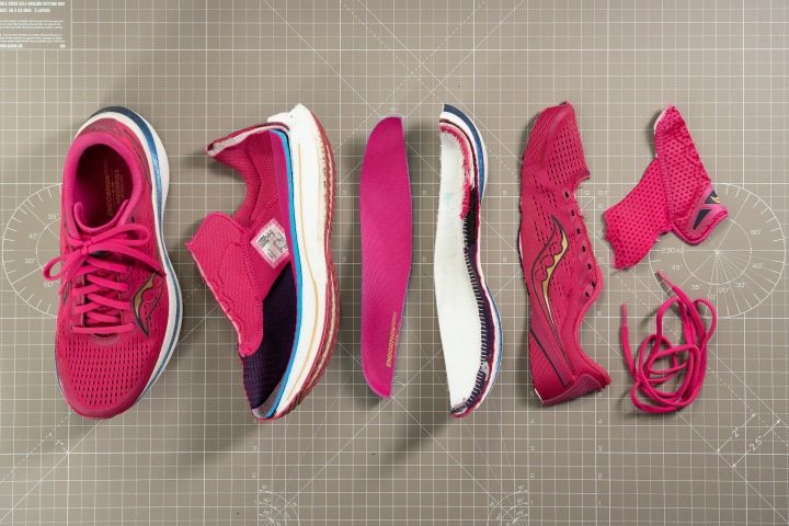 Saucony Endorphin Speed 3 pieces of a shoe