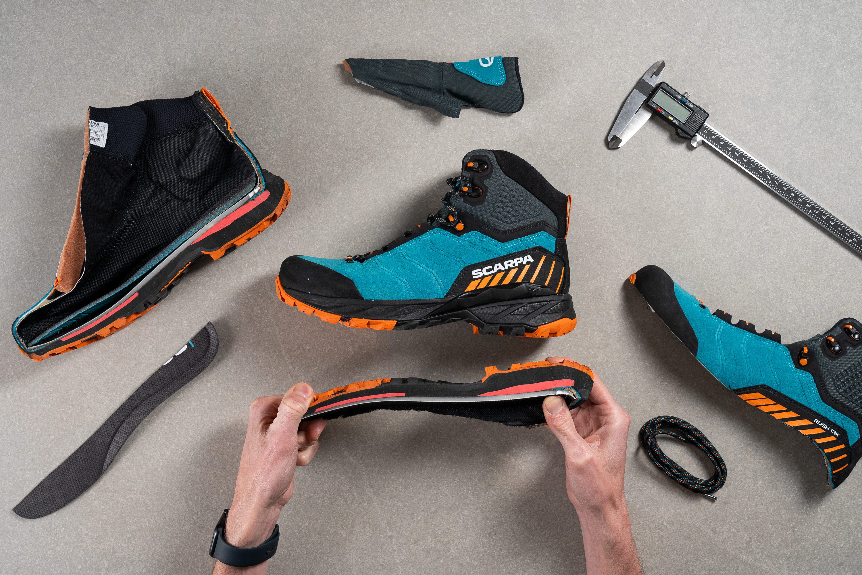 Scarpa Rush TRK GTX cut