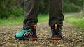 Scarpa among backpacking boots Lateral stability test