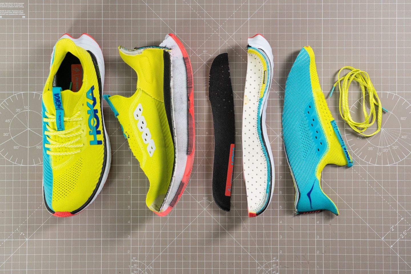 size hoka carbon x