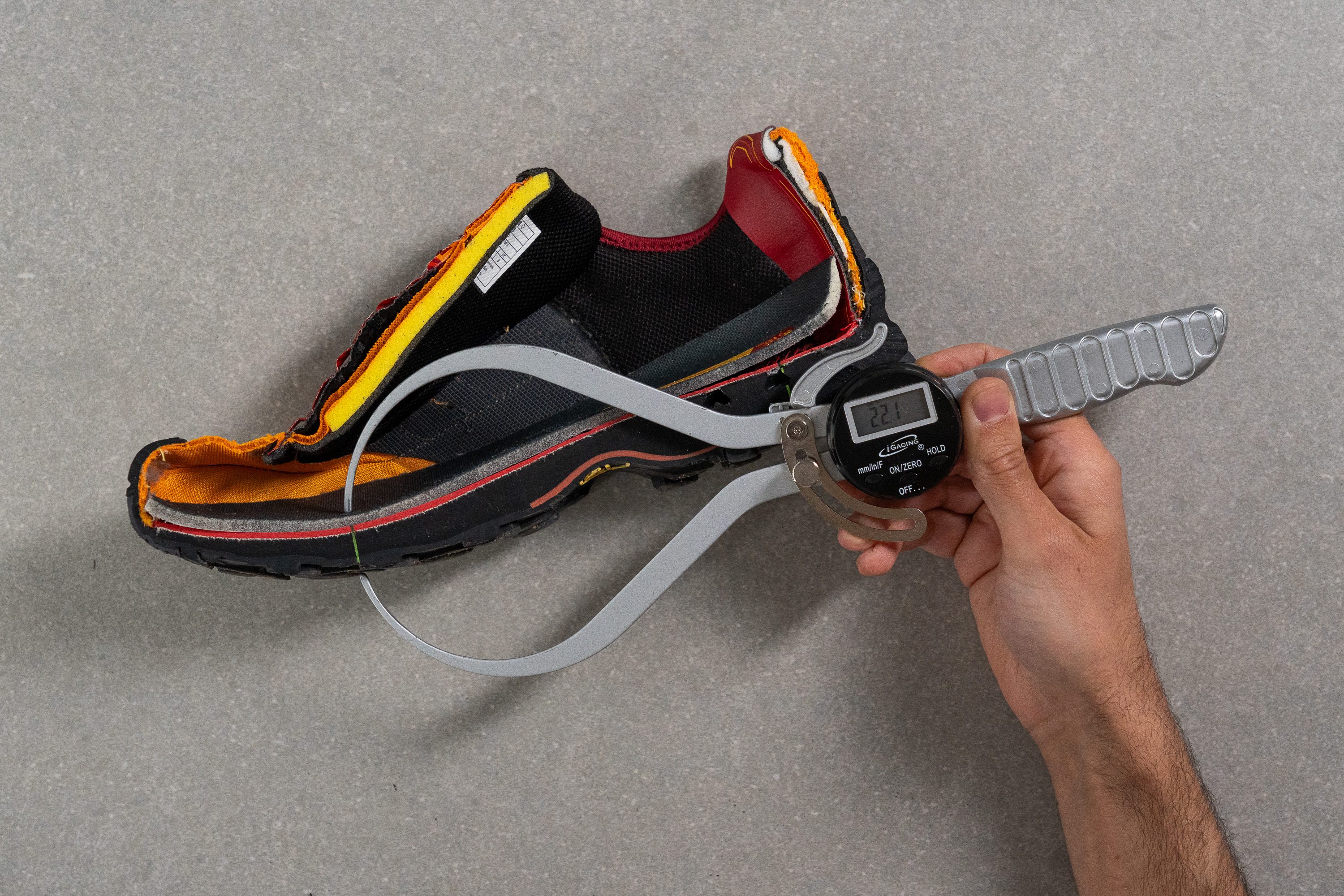 La Sportiva Ultra Raptor II Forefoot stack