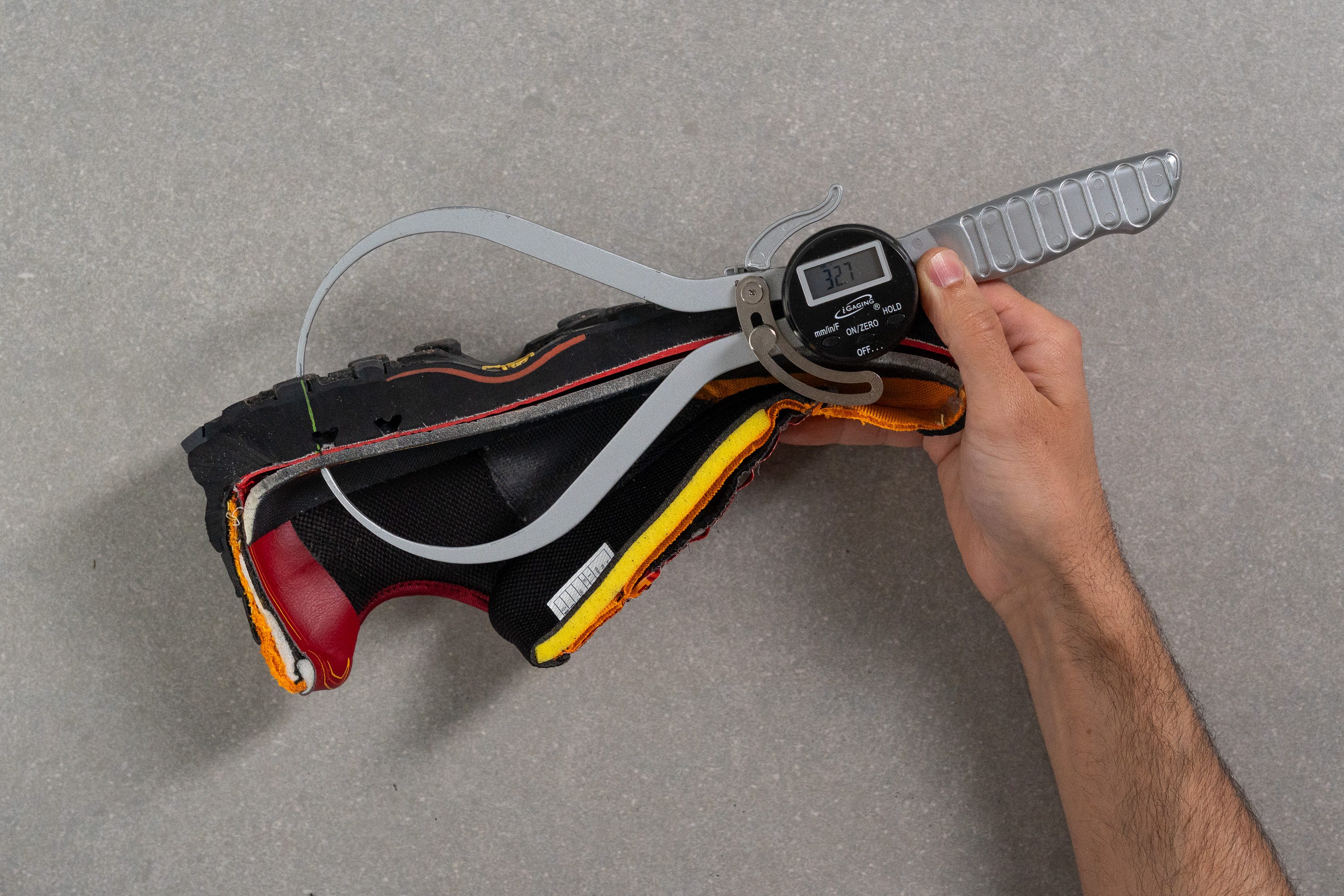 La Sportiva Ultra Raptor II Heel stack