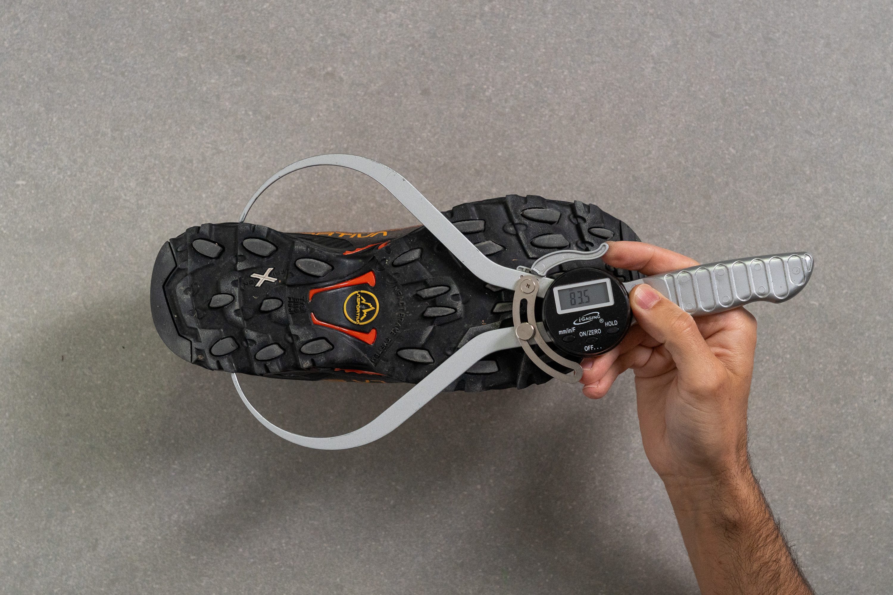 La Sportiva Ultra Raptor II Midsole width - heel