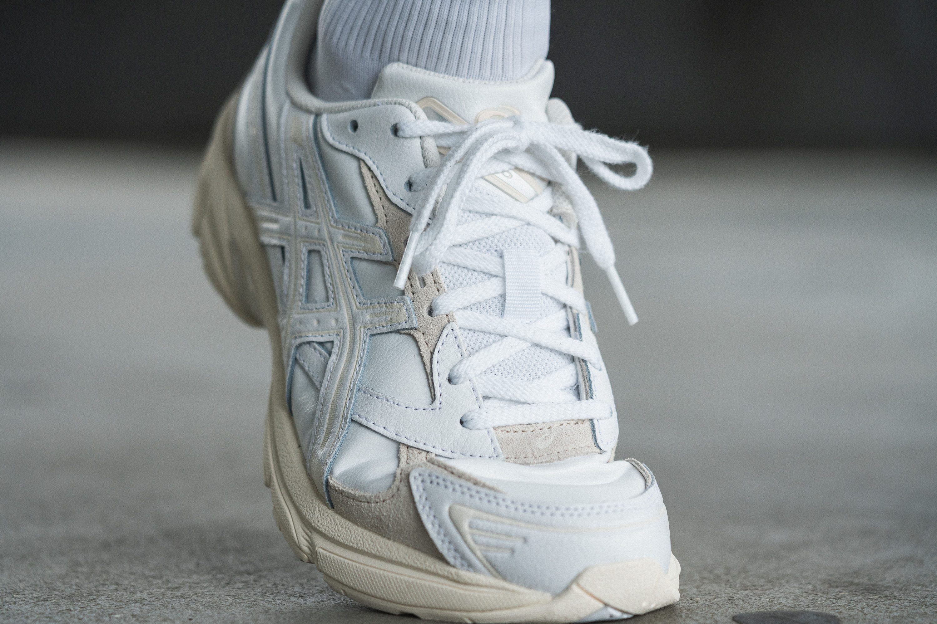 Asics gel leather shoes best sale