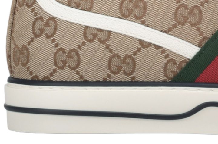 Gucci travel bag in brown monogram canvas and brown High Top Gucci-1977-HighTop-heel