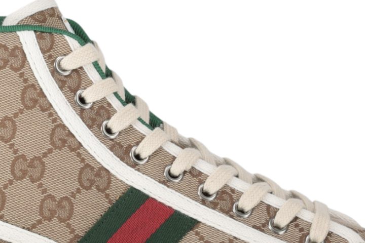 Gucci travel bag in brown monogram canvas and brown High Top Gucci-1977-HighTop-laces