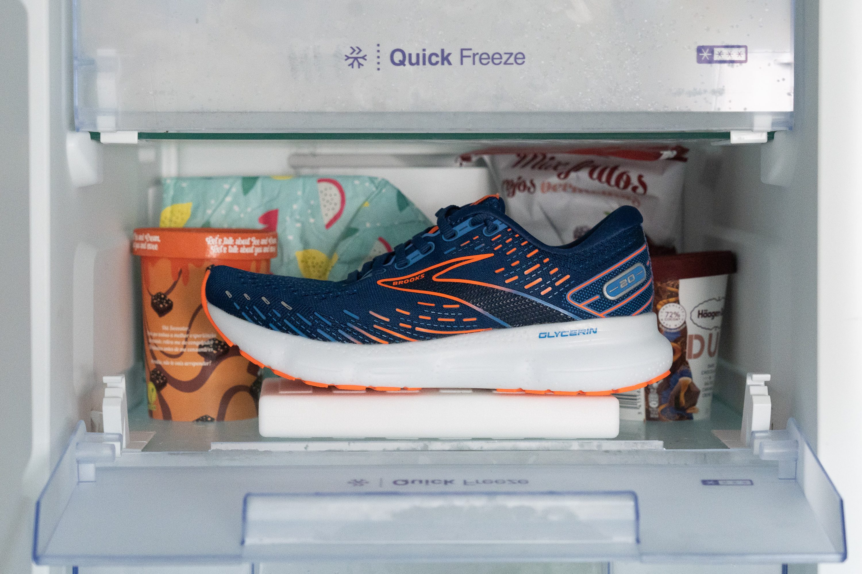 Prueba de amortiguación Brooks-Glycerin-20-freezer