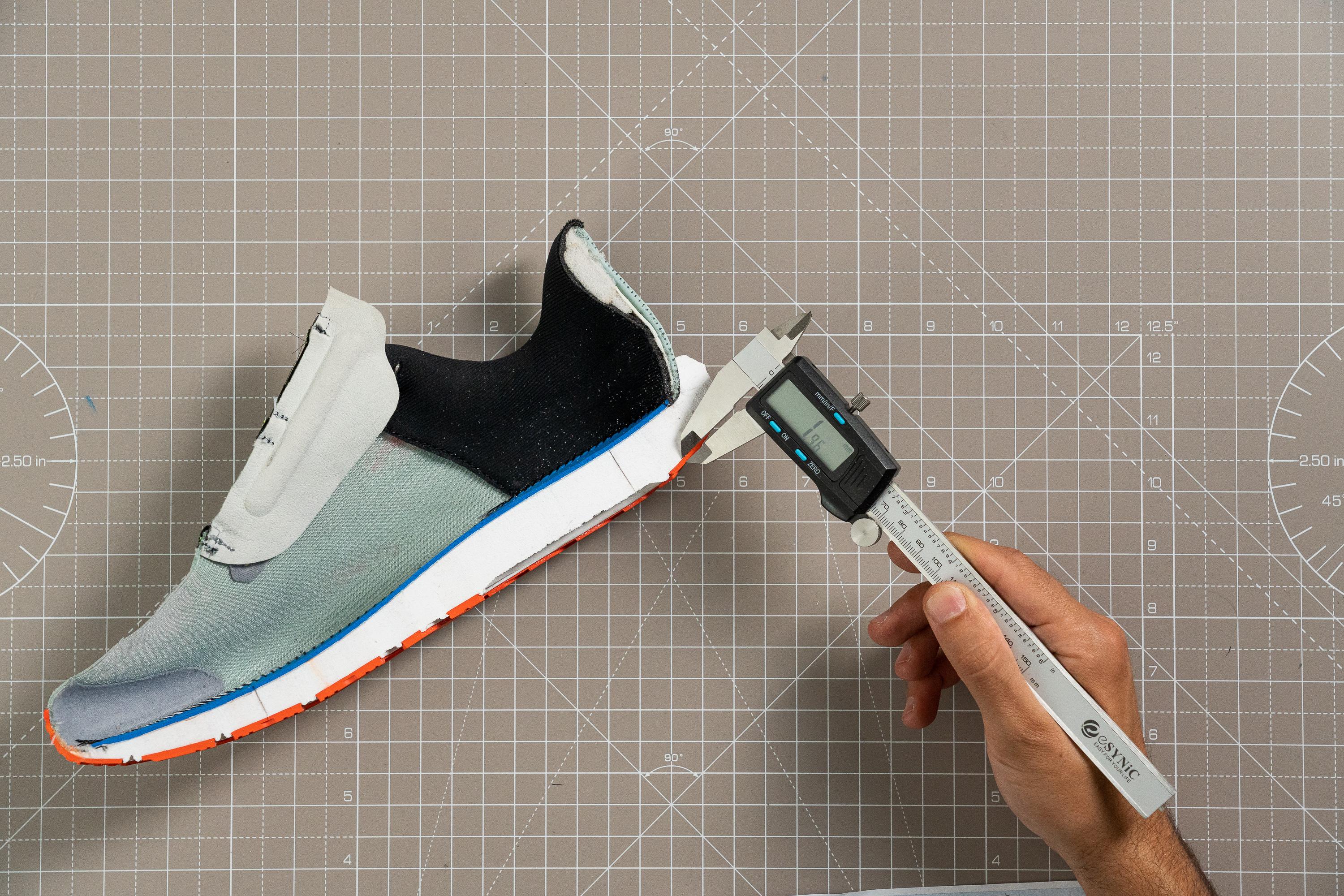 Grosor del caucho de las Brooks Launch 9