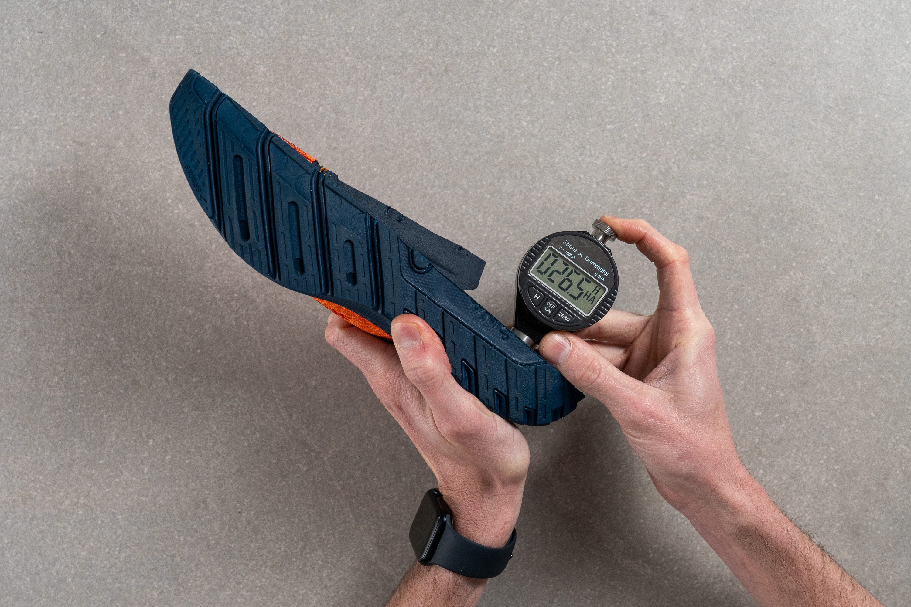 Brooks Launch GTS 9 Midsole softness durometer