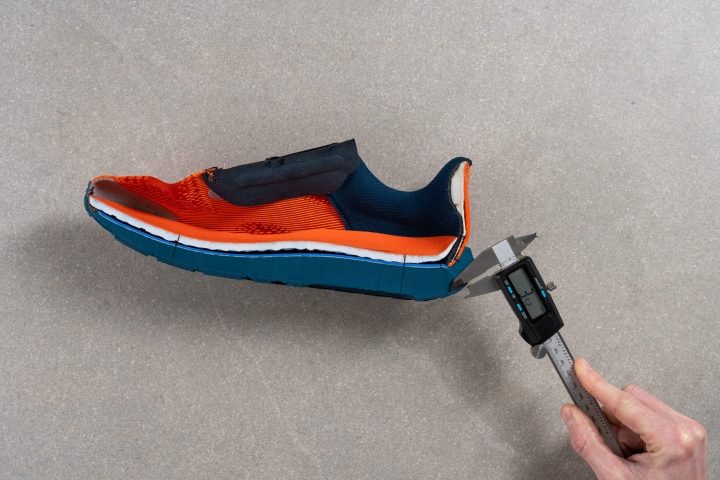 Brooks Launch GTS 9 Outsole thickness measure