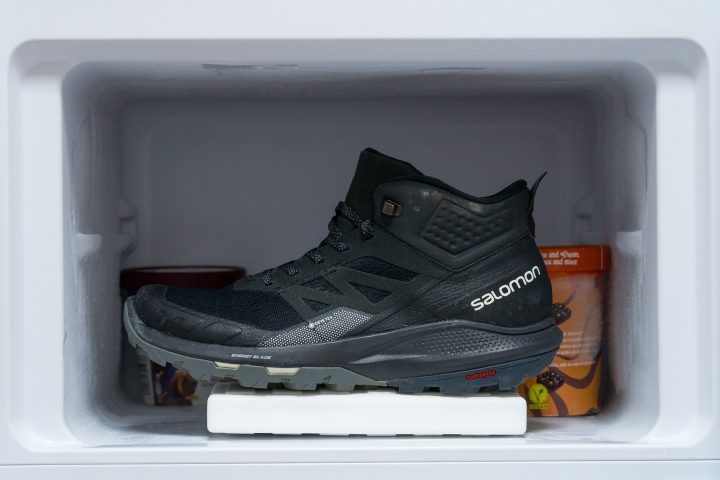 Salomon Outpulse Mid GTX Difference in midsole softness in cold