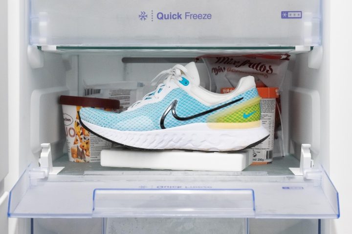 React Miler 3 in the freezer