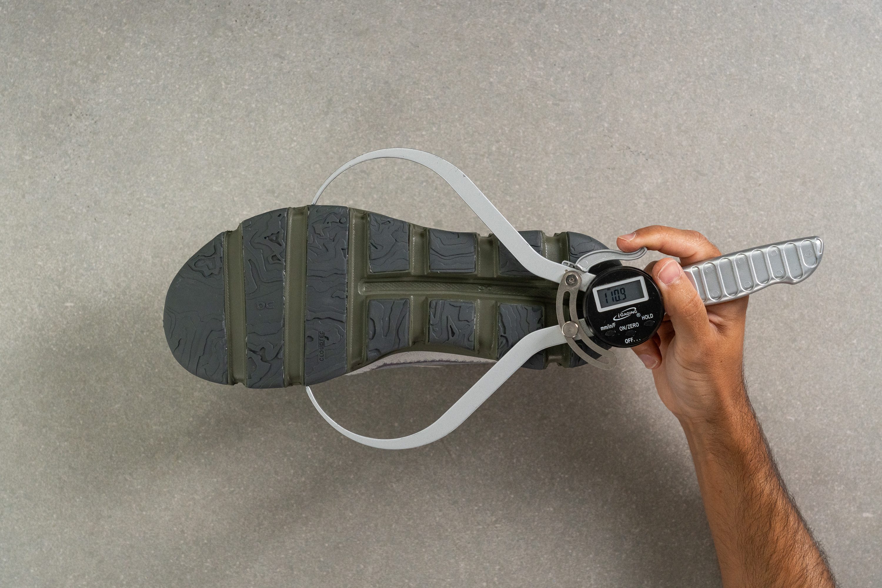 On Cloudaway Midsole width in the forefoot