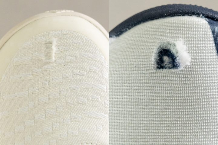 Adidas D.O.N. Issue #4 vs. Nike Precision 6 durabilidad de la puntera