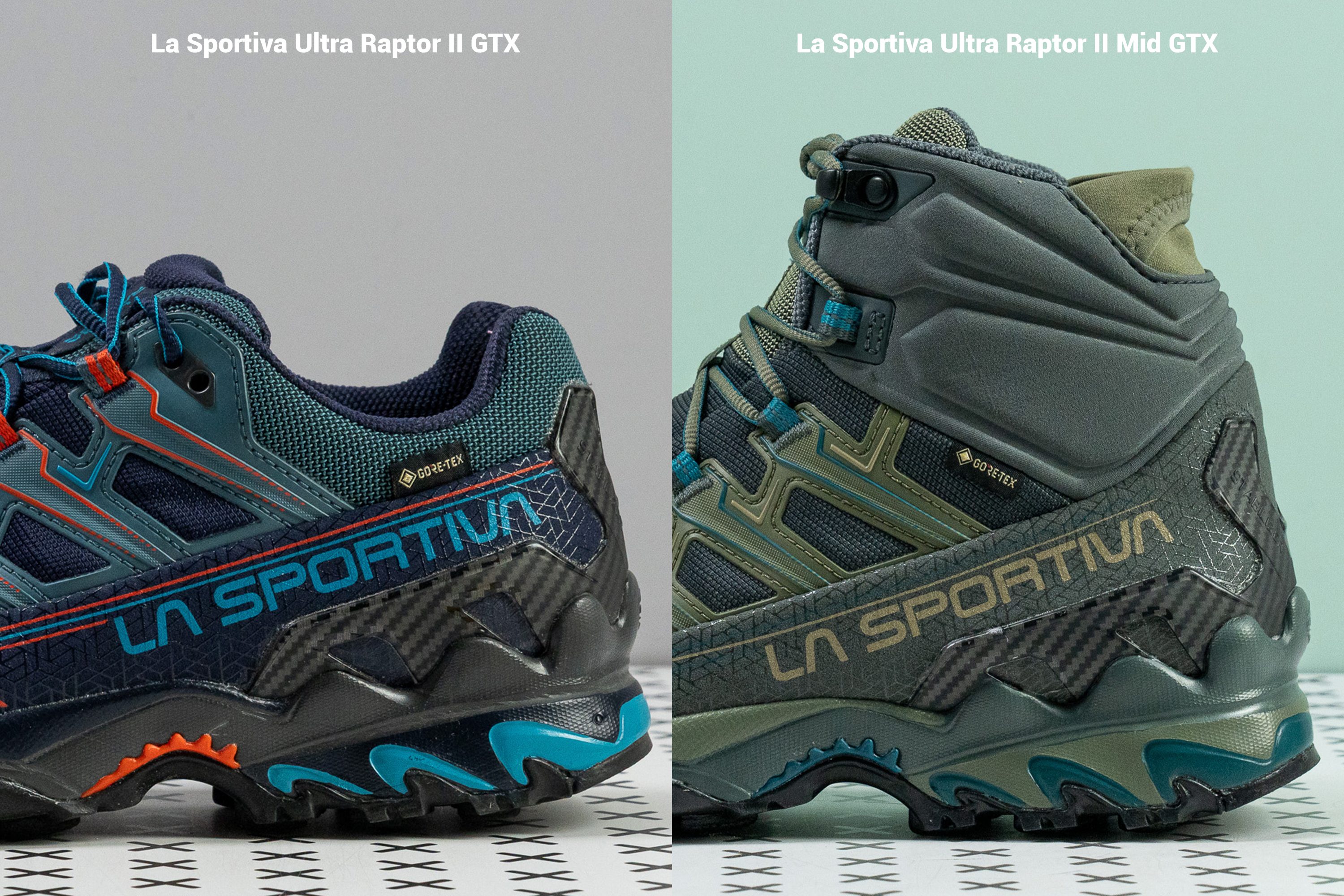 la sportiva ultra raptor ii gtx vs mid gtx