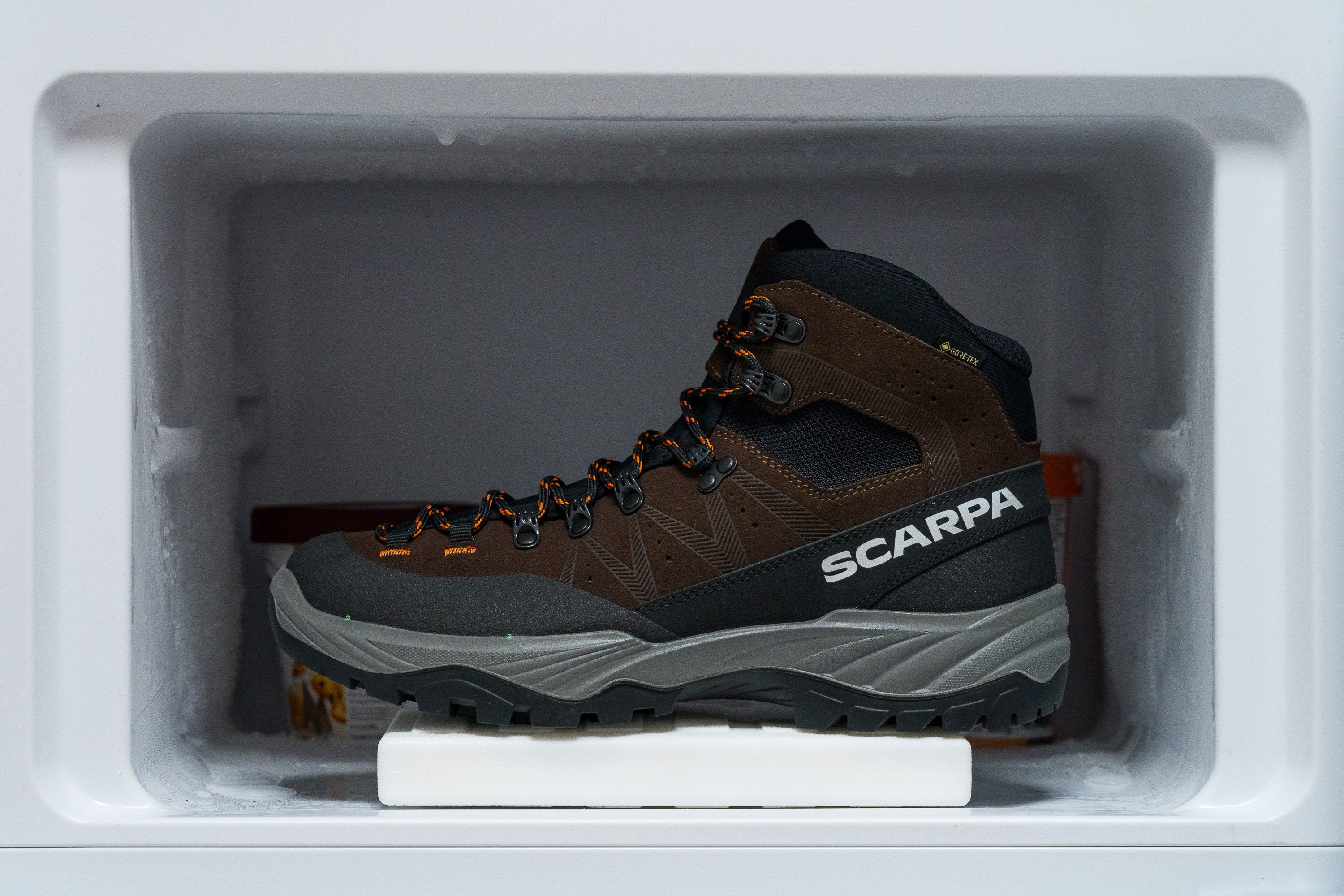 Scarpa Boreas GTX Difference in midsole softness in cold