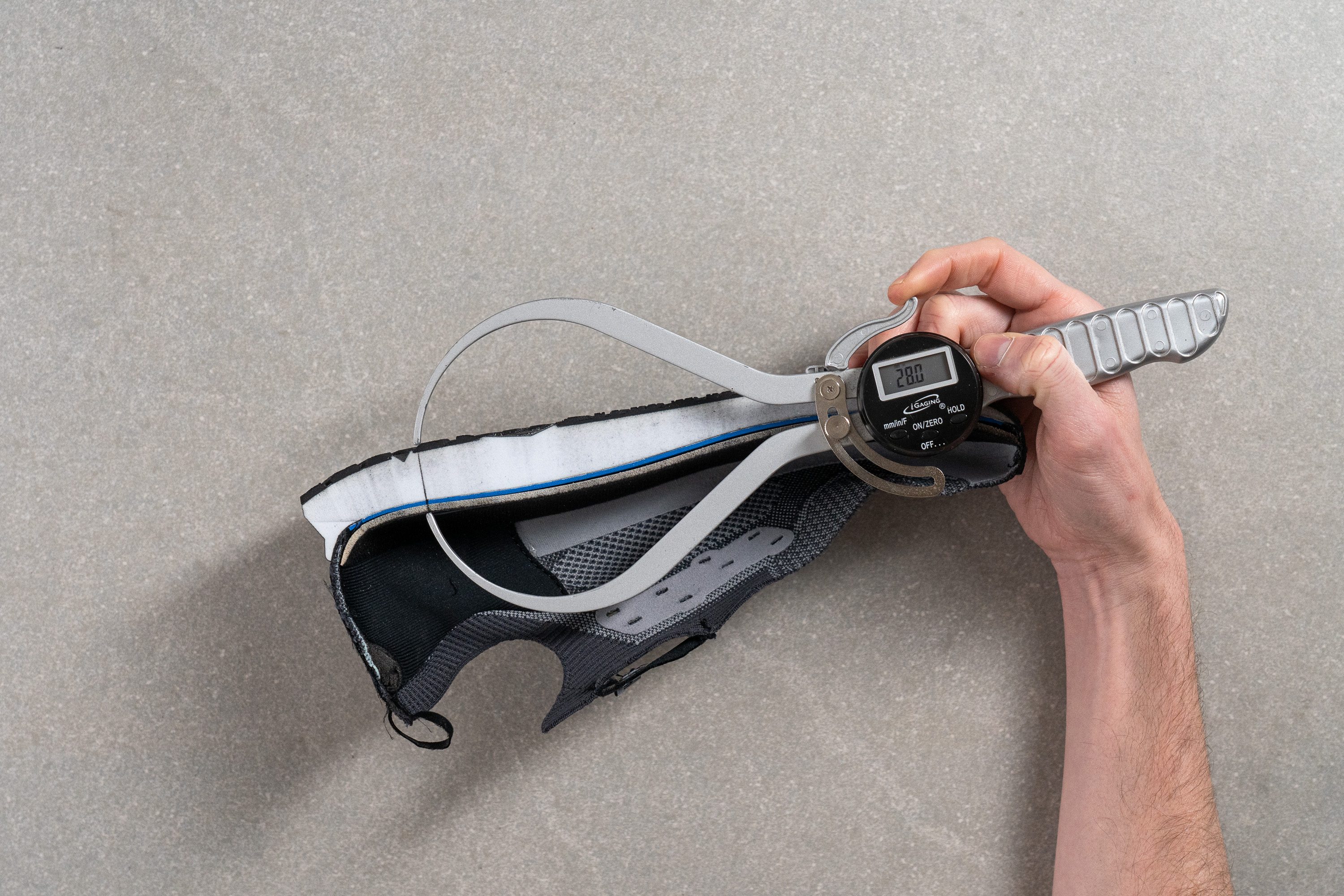 zapatillas de running GTS brooks entrenamiento tope amortiguación Heel stack measure