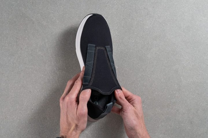 On Cloudeasy This slip-on has a long finger-loop at the heel-26