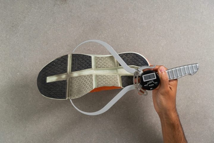 On Cloudgo Midsole width in the forefoot
