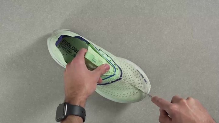 New Balance Fuelcell Supercomp Trainer Cut In Half