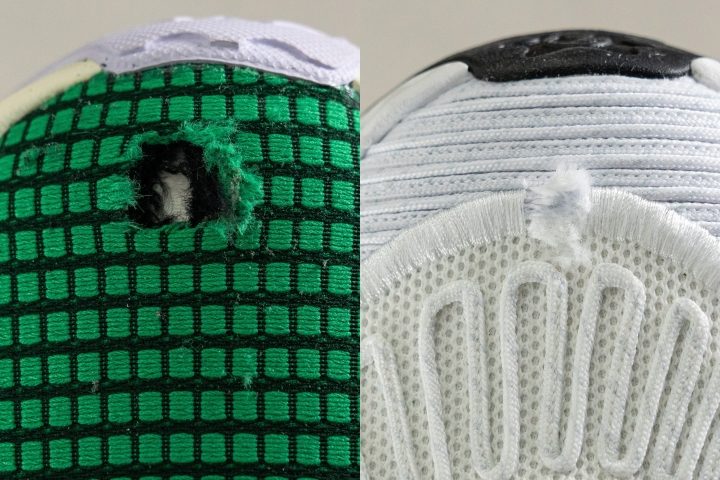 Nike nike air max white online shop toebox durability comparison