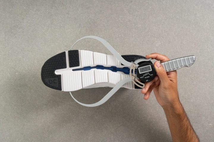 On Cloudrift Midsole width in the forefoot