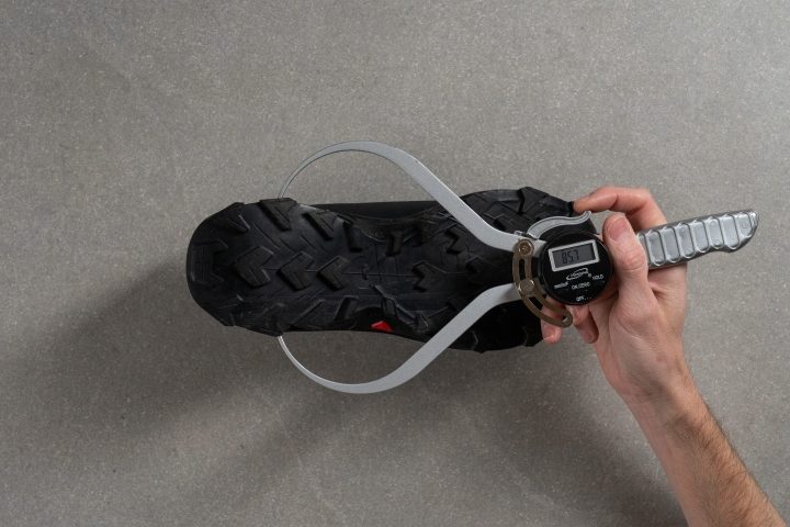 Salomon Supercross 4 Midsole width in the heel