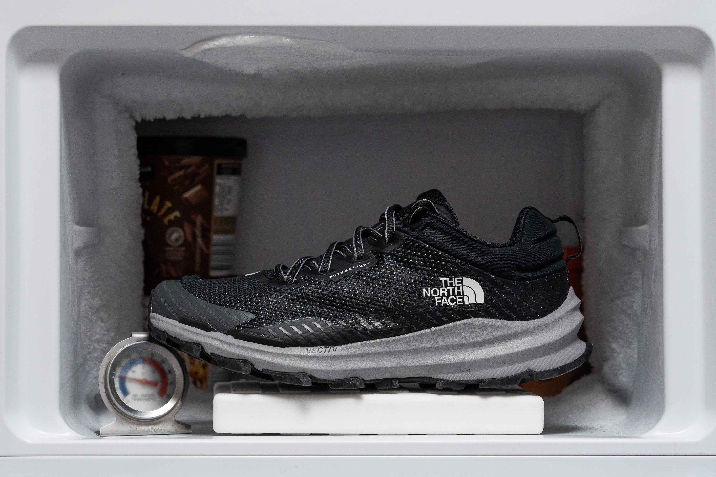 The North Face Vectiv Fastpack Futurelight Midsole softness in cold (%)