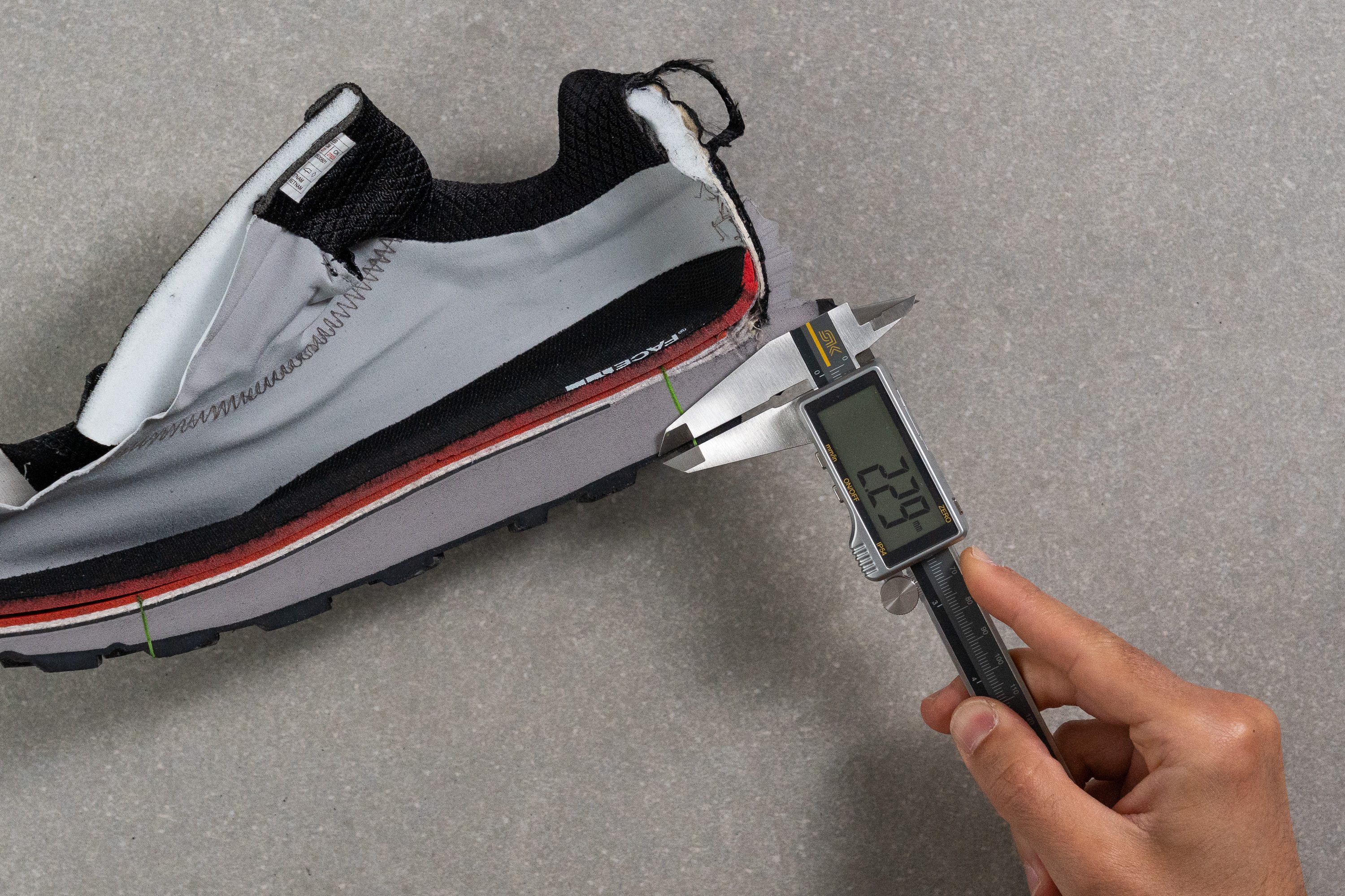 The North Face Vectiv Fastpack Futurelight Outsole thickness