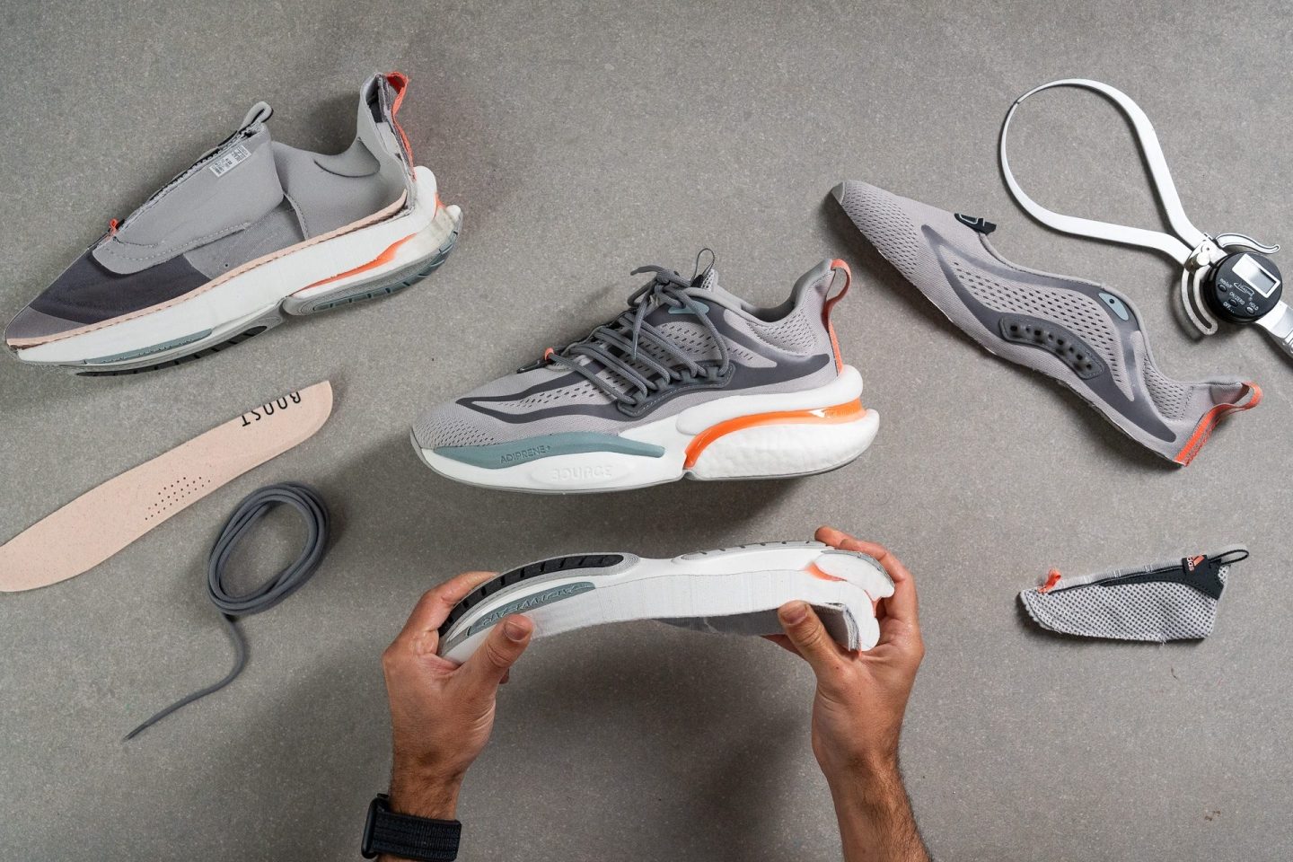 Cut in half: Adidas Alphaboost V1 Review | RunRepeat