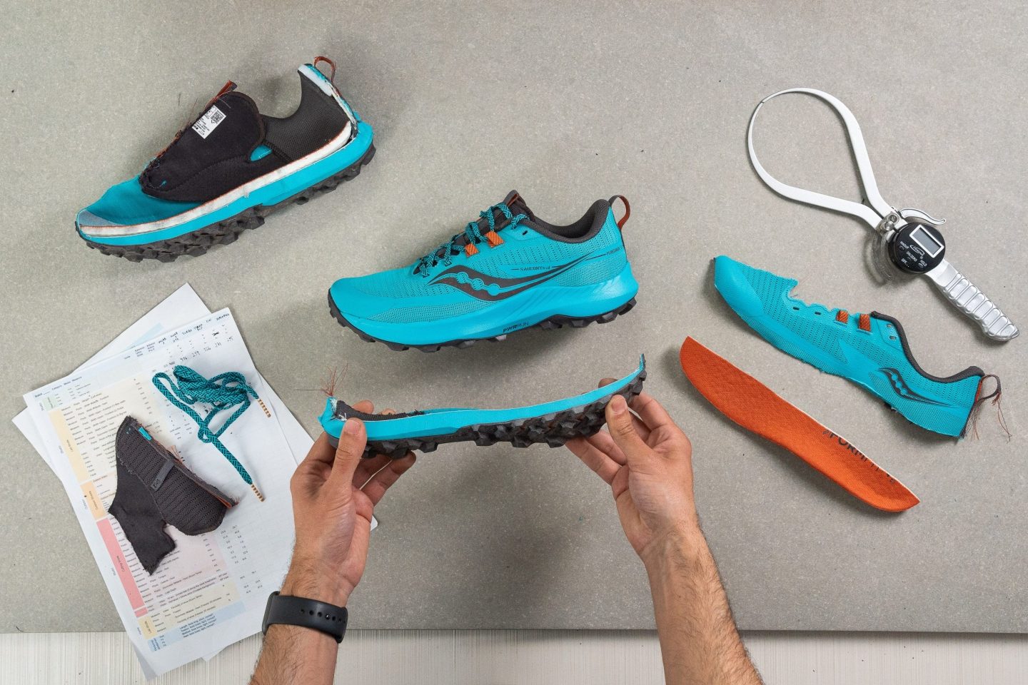 saucony peregrine boys