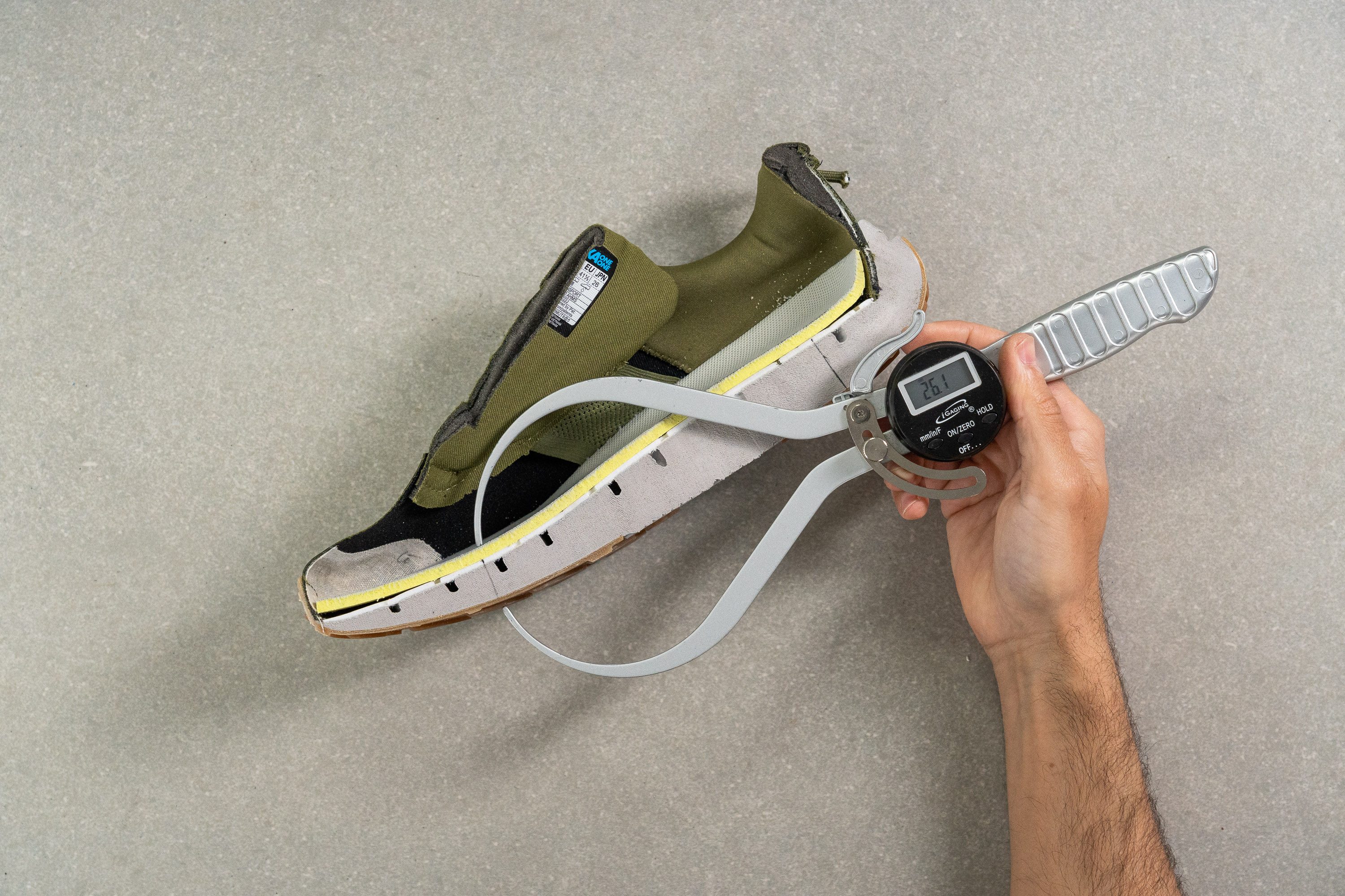 HOKA Transport Forefoot stack