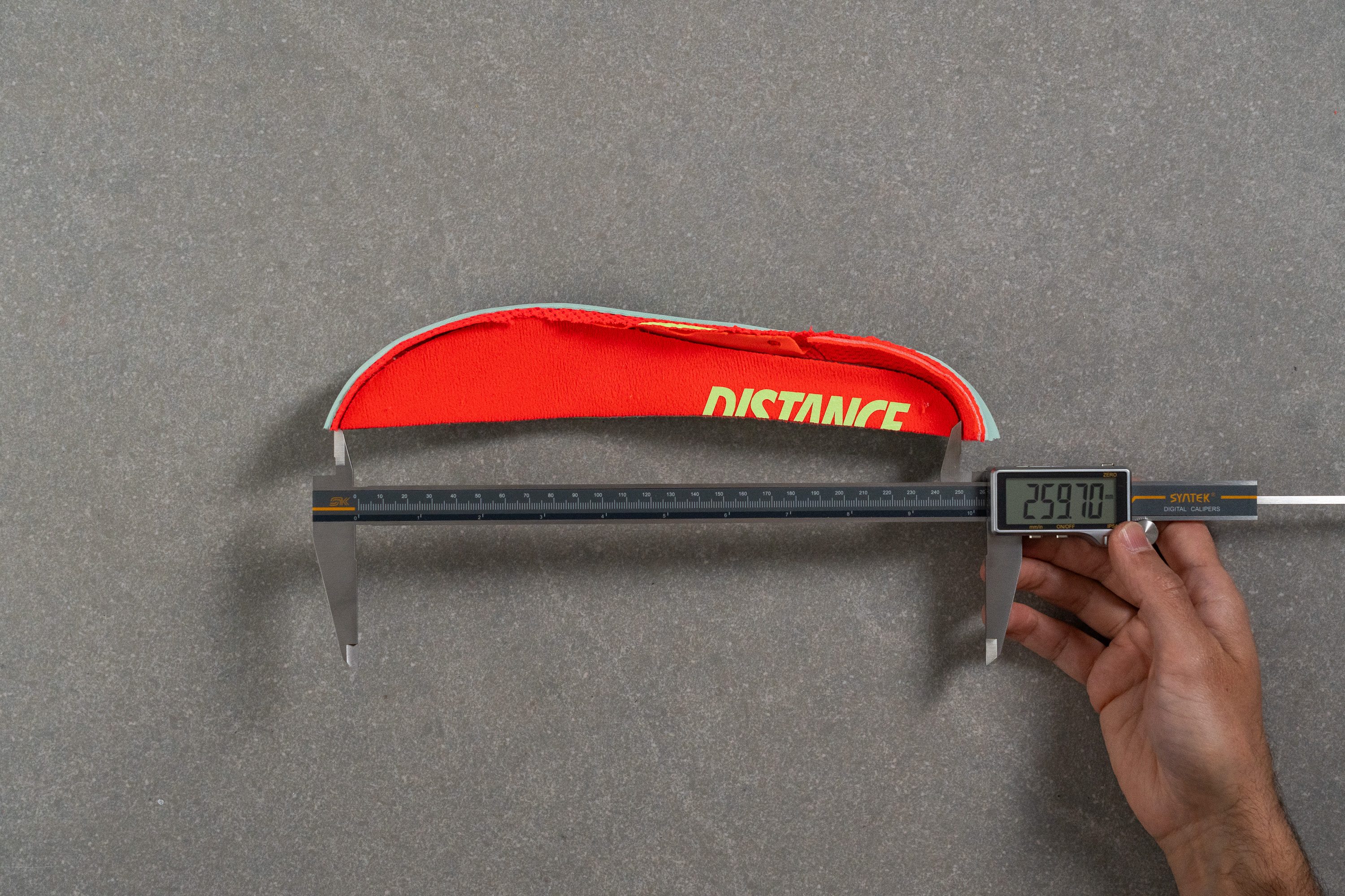 Nike Zoom Rival Distance Internal length