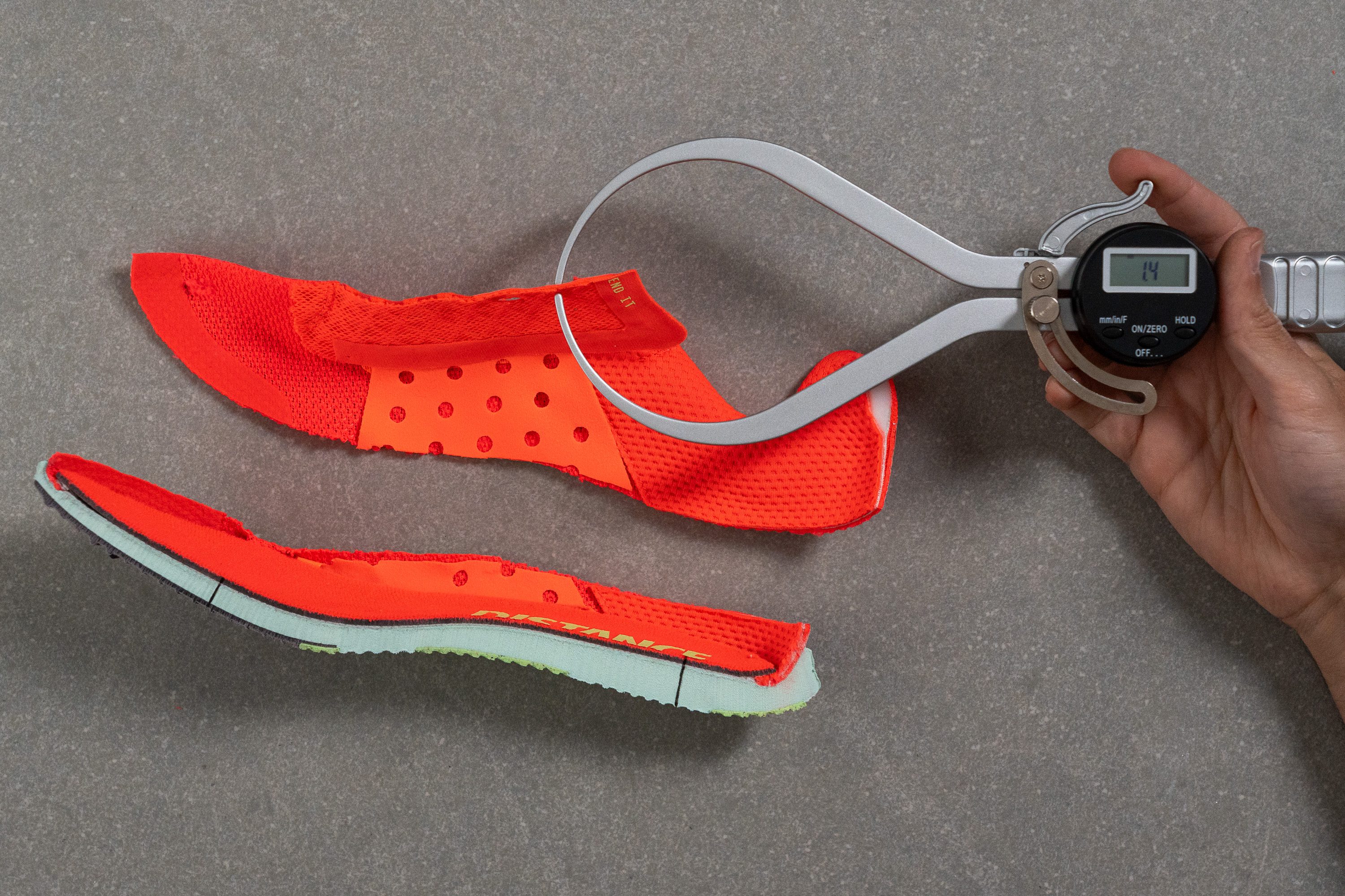 Nike Zoom Rival Distance Tongue padding