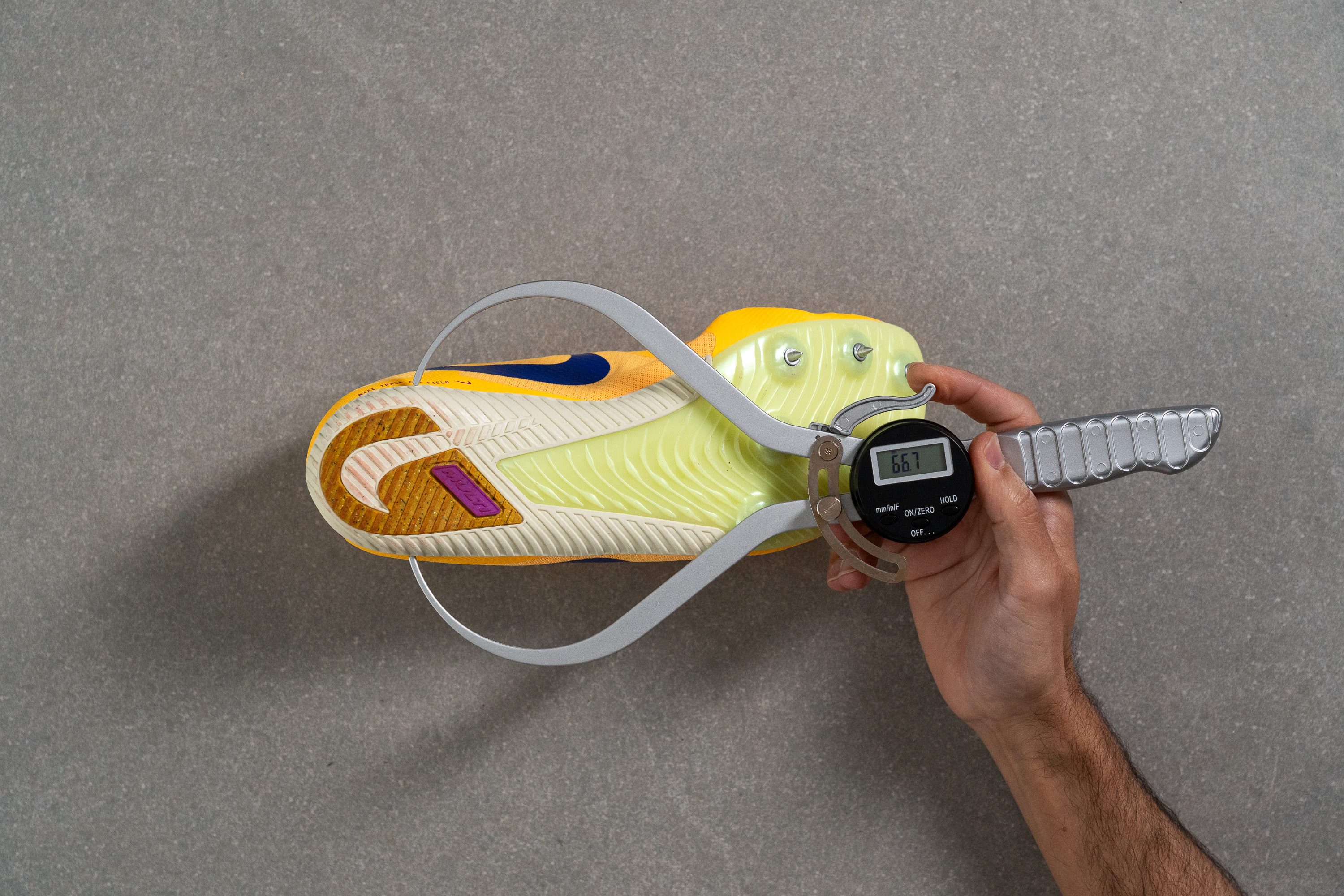 Nike Zoom Rival Multi Midsole width - heel